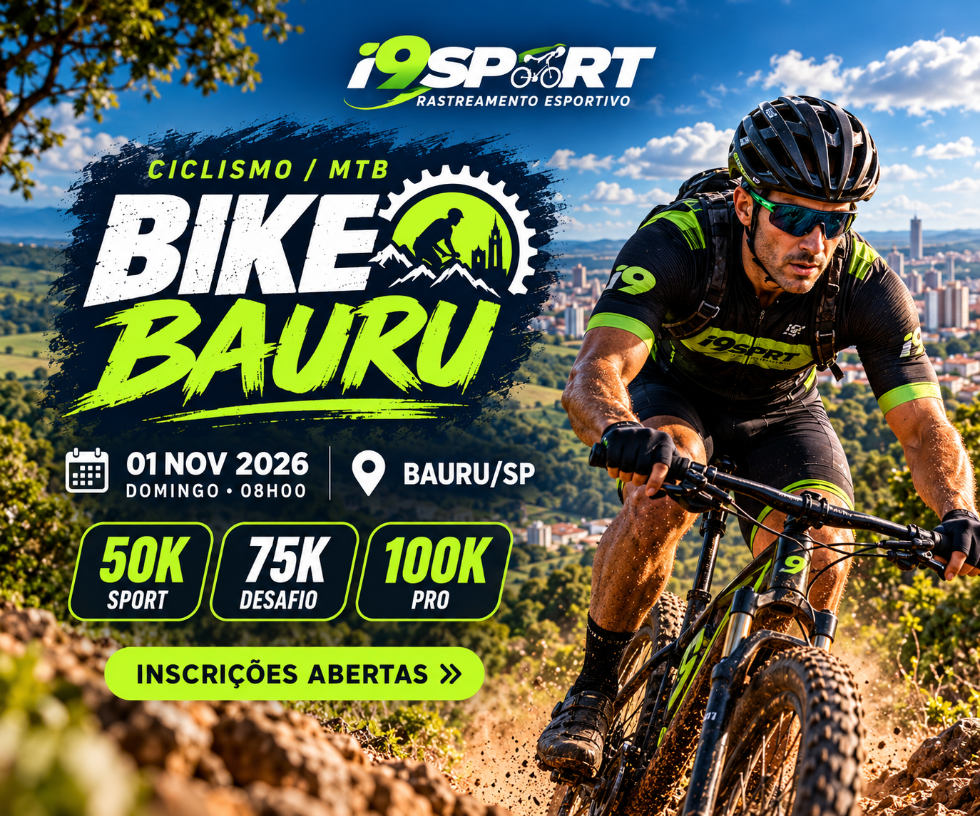 Folder da prova Bauru Bike